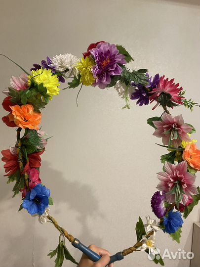 Цветочный обруч-дуга для танцев