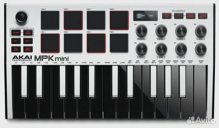Midi-Клавиатура Akai Mpk Mini 3 Белая