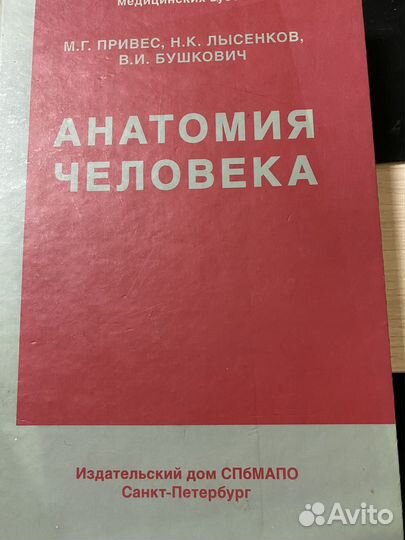 Анатомия человека Привес учебник