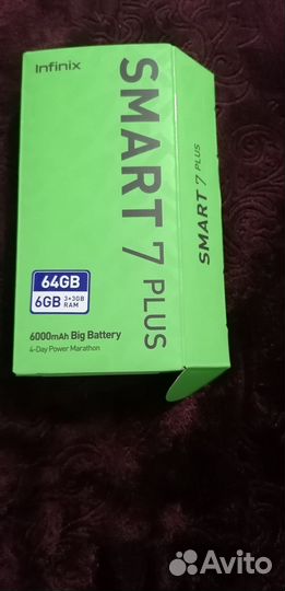Infinix Smart 7 Plus, 3/64 ГБ