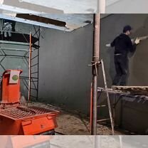 Механизированная штукатурка стен в короткие сроки, Москва