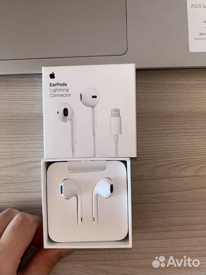 Наушники apple earpods lightning