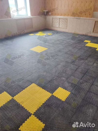 Модульная плитка пвх для пола в гараже