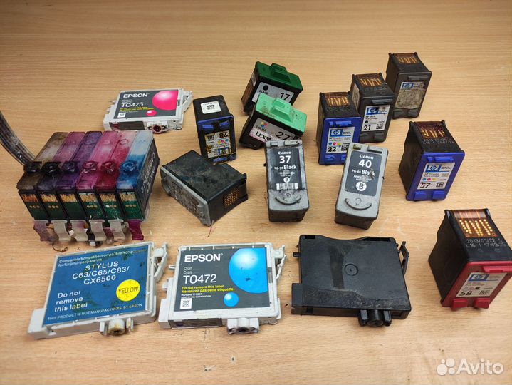 Картриджи б/у