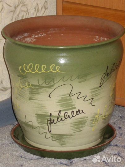 Большой напольный цветочный горшок