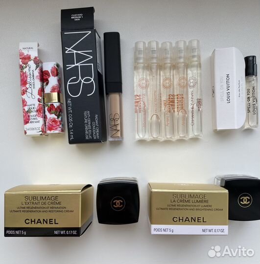 Chanel sublimage Dolce&Gabbana Luis Vuitton Nars