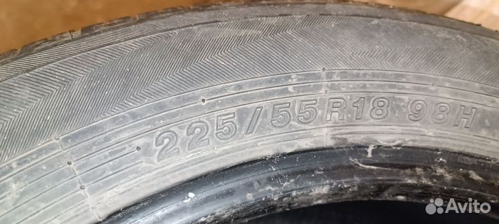 Шины yokohama 225/55 r18 б/у