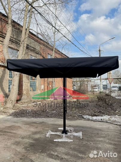 Уличный зонт на центральной опоре доставка