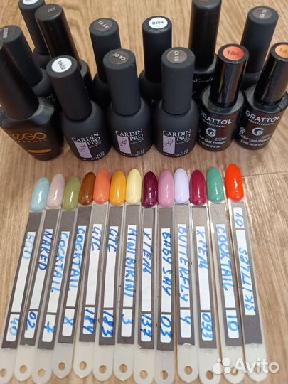 Набор гель лаков бу