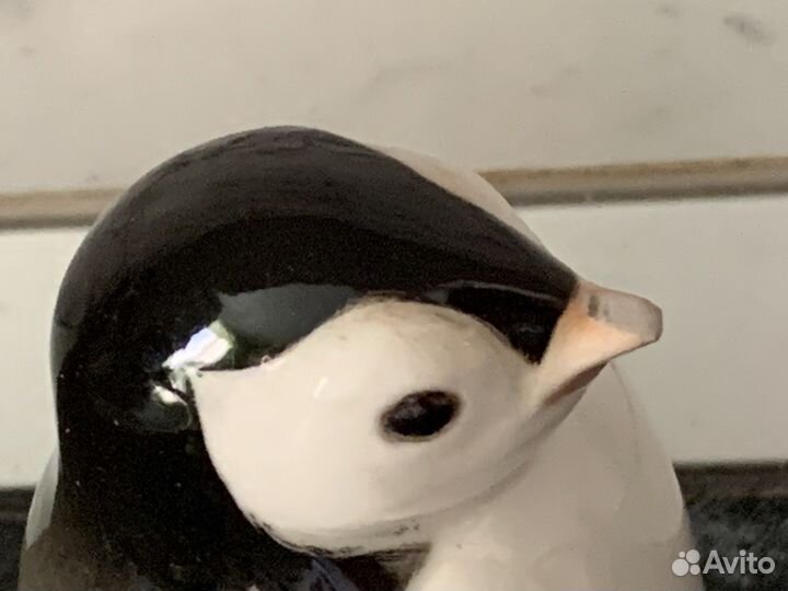 Фарфоровая статуэтка пингвин лфз из СССР