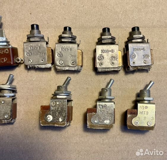 Тумблеры, конденсаторы СССР