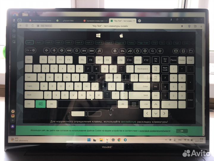 Проводная клавиатура mac
