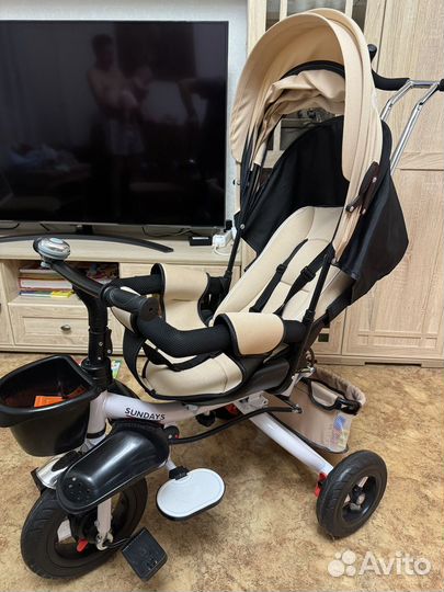 Трехколесный велосипед велоколяска sundays
