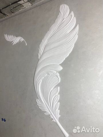 Барельеф скала замша шелк микроцемент бетон