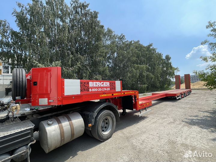 Полуприцеп трал (тяжеловоз) Berger 9855, 2023