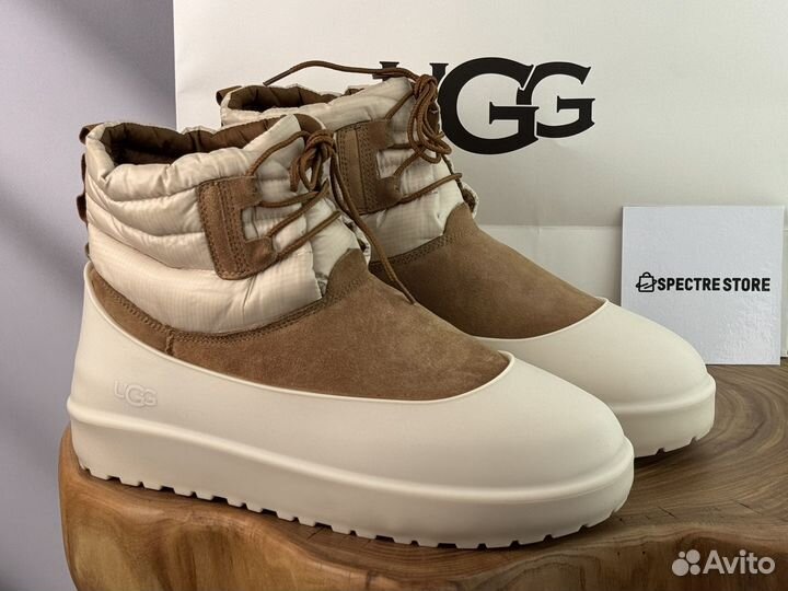 Ботинки Ugg Classic Mini Lace-Up Whitecap