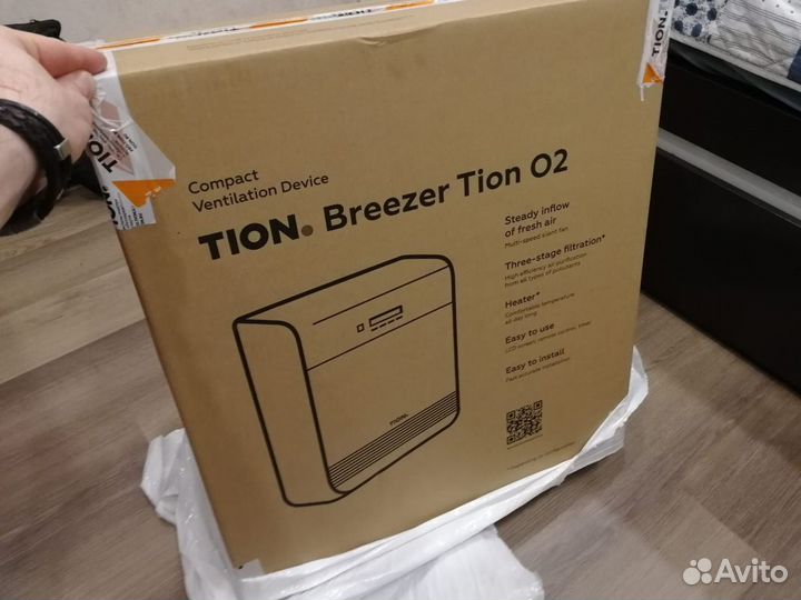 Бризер Tion O2 Base (приточный с подогревом)