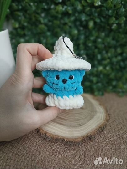 Вязаный Шайлушай smurfcat