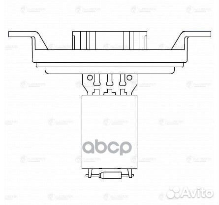 Резистор вентилятора отопителя LFR1850 luzar