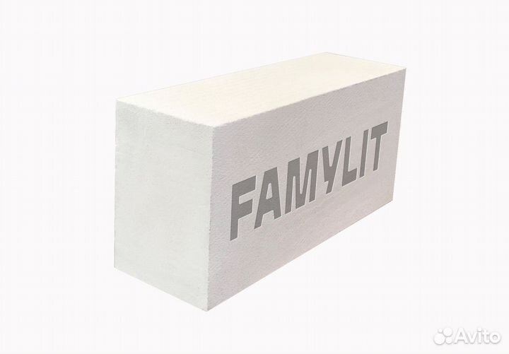 Газобетон famylit D 500 B 2,5 600*288*200