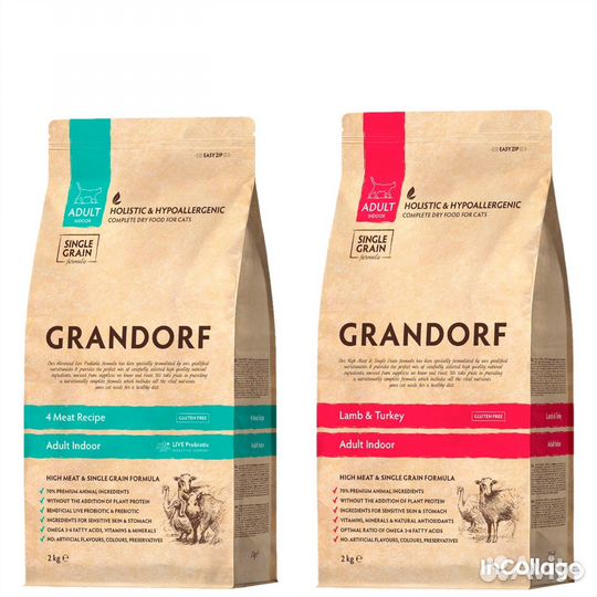 Корм для кошек grandorf sterilised