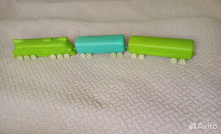 Поезд, локомотив, паровоз. Дутыш. Игрушка, СССР