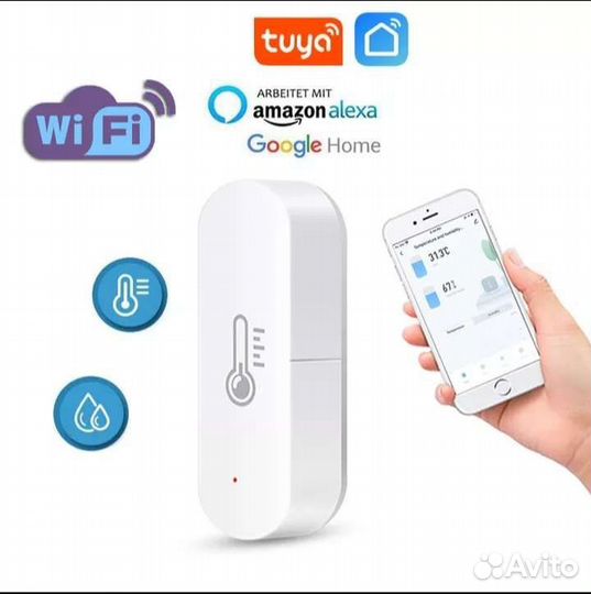 Умный датчик температуры и влажности