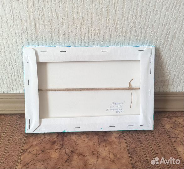 Картина маслом Парусник в море