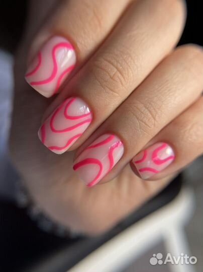 Маникюр+гель лак