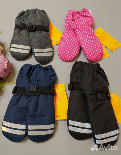Краги детские зимние H&M 2-4/4-6/6-8 лет