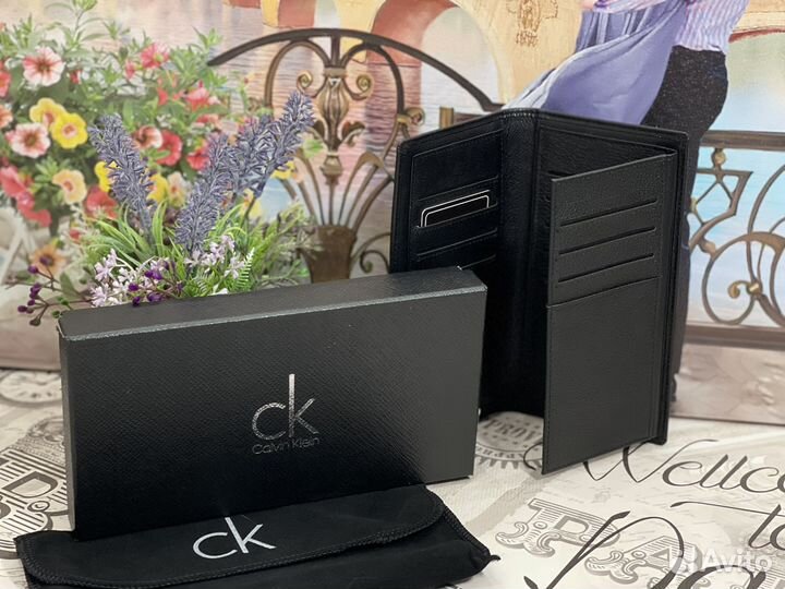Портмоне мужской натуральная кожа Calvin Klein