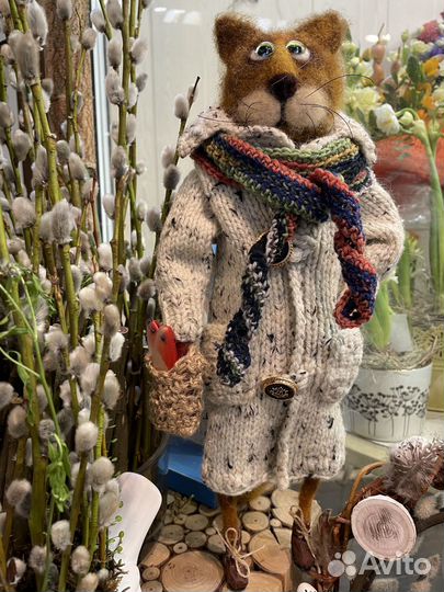 Авторские валяные коты