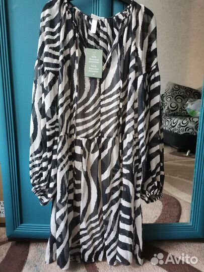 Новое платье из шифона H&M