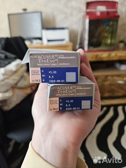 Линзы контактные acuvue trueye