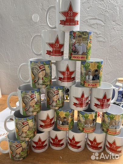 Фото печать на кружках, кружки с логотипом