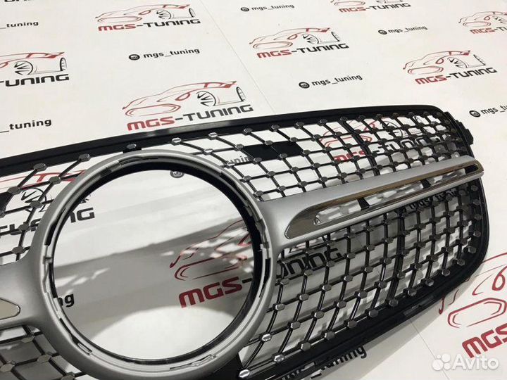 Решетка Mercedes GLE-Coupe c292 Diamond Silver