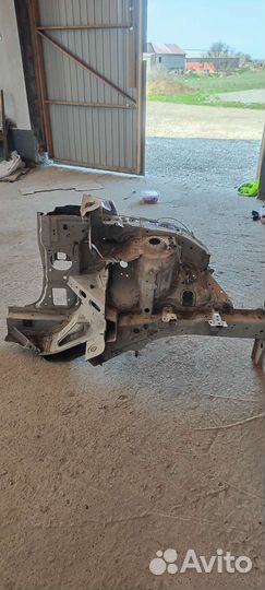 Лонжерон на солярис-киа