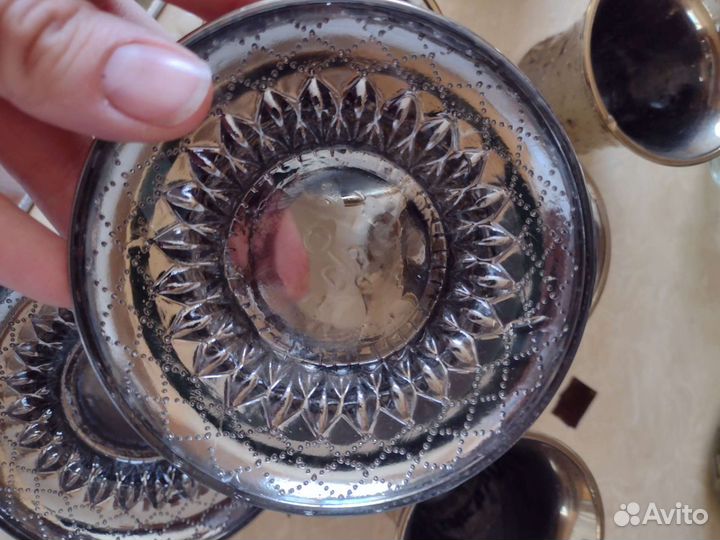 Сервиз советский, стекло