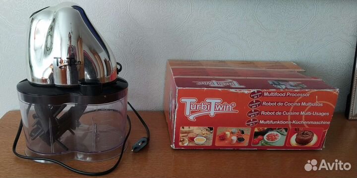 Мини кухонный комбайн Turbi Twin новый