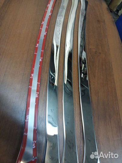 Хром накладка на губу бампера гранта FL