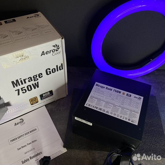 Блок питания AeroCool Mirage Gold 750W