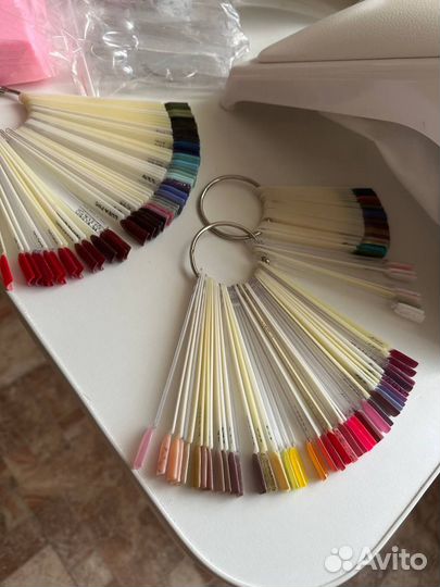 Набор для мастера маникюра (лампы, гель лаки)