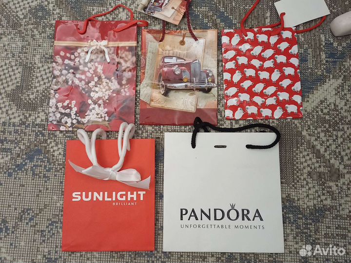 Пакеты подарочные