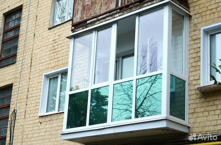 Окна на балкон распашное