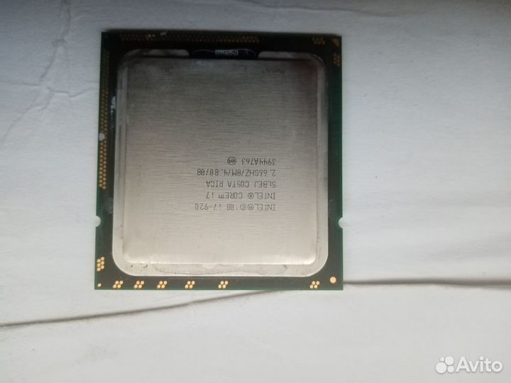 Процессор CPU Intel core i7 930+I7 920