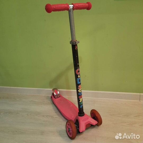 Самокат детский трехколесный бу