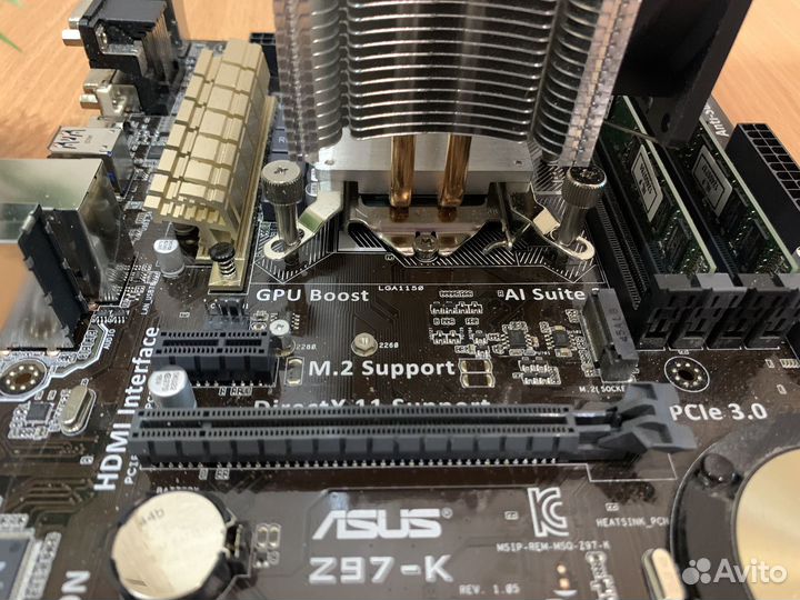 Комплект i7 4790 / Z97-K / 16GB RAM / Кулер