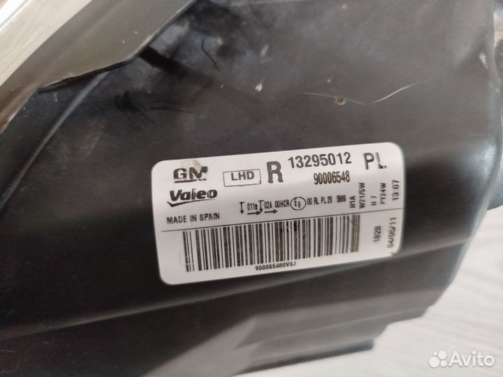 Фара правая Opel Corsa D