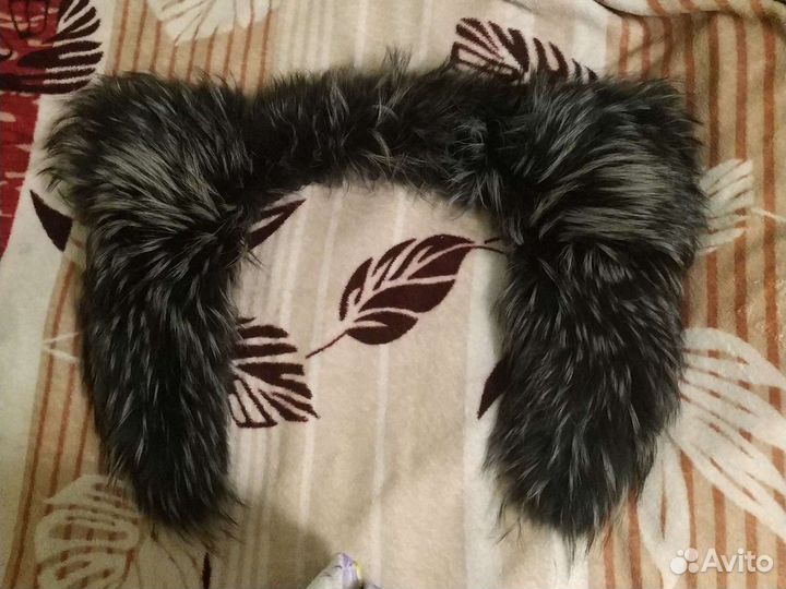 Меховой воротник песец