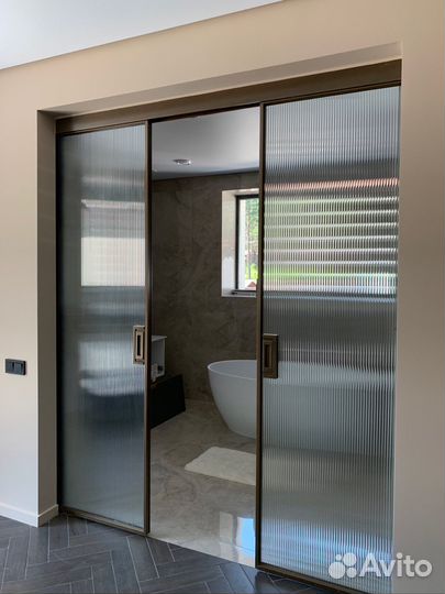 Перегородки раздвижные стеклянные